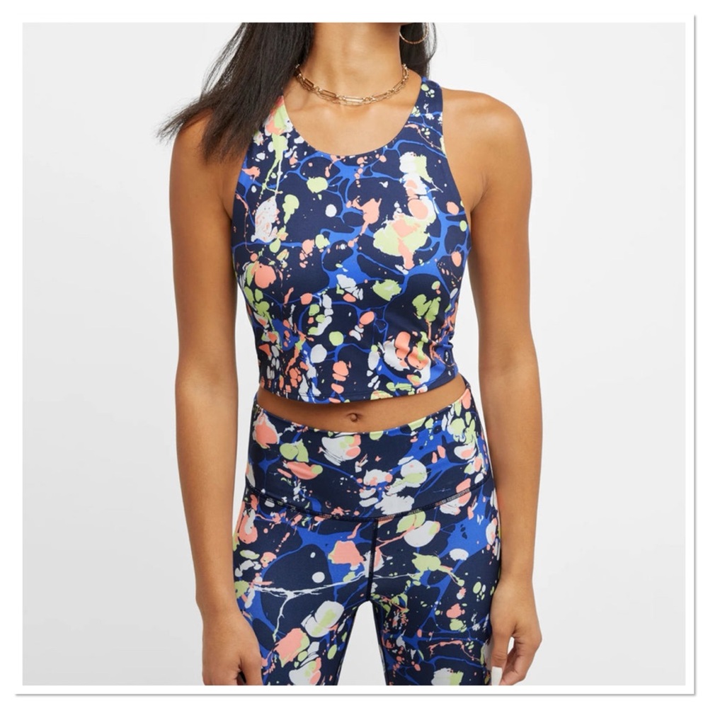Women’s Soft Touch Print Cropped Tank Top Champion